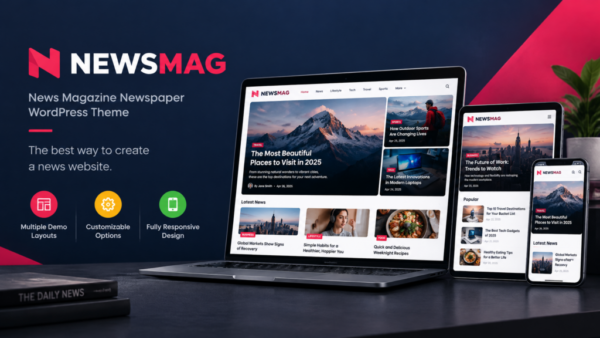 Newsmag News Magazine Newspaper Wordpress theme 5.4.3.8