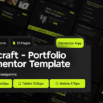 Nexcraft – Portfolio & Freelancer Elementor Template Kit