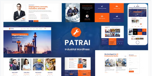 Patrai Industry Industrial WordPress Theme 3.1