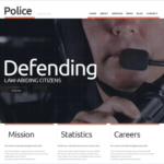 Police Responsive Website Template 1.0
