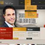 Political Candidate Responsive Website Template 1.0