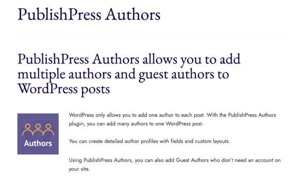 PublishPress – Authors Pro 4.16.0