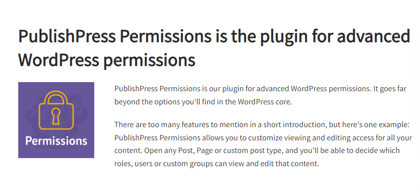 PublishPress20–20Permissions20Pro204.9.1.png PublishPress – Permissions Pro 4.9.1 - Image 1