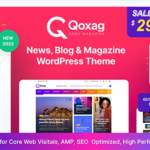 Qoxag – WordPress News Magazine Theme 2.1.3