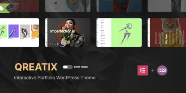 Qreatix – Interactive Portfolio WordPress Theme