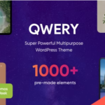 Qwery – Multi-Purpose Business WordPress Theme 3.6.1