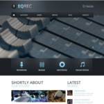 Recording Studio Responsive Website Template 1.0