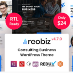 Reobiz – Consulting Business WordPress Theme(activated) 8.0.5