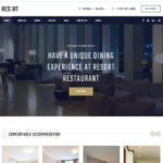Resort Hotel Multipage Modern HTML Bootstrap Website Template 1.0