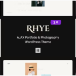 Rhye – AJAX Portfolio WordPress Theme 4.4.3