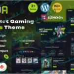 Roda eSports & Gaming NFT WordPress Theme 1.1.1