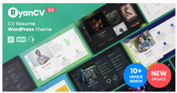 RyanCV – Resume WordPress Theme 3.9.2
