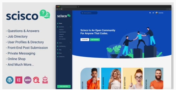 Scisco Questions and Answers WordPress Theme 1.5.3