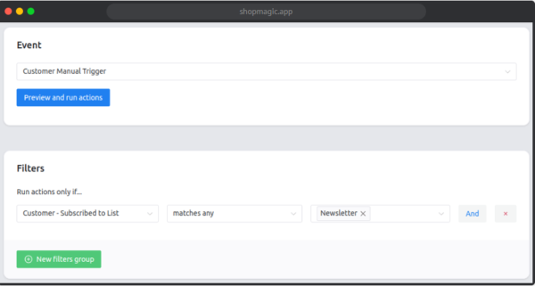 ShopMagic – Manual Actions 1.7.33