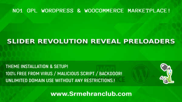 Slider Revolution Reveal Preloaders 7.2.3