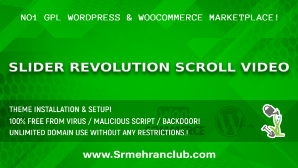 Slider Revolution Scroll Video 7.2.4