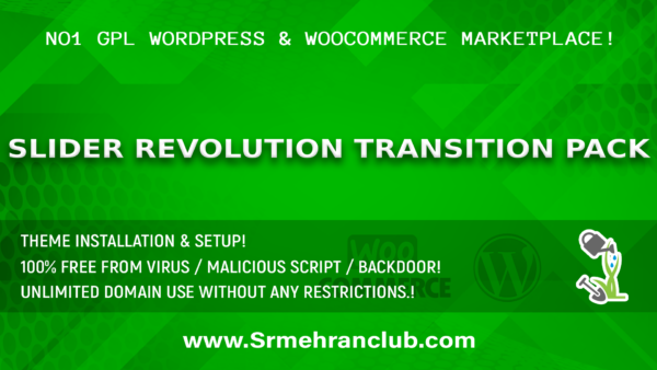 Slider Revolution Transition Pack 7.2.2