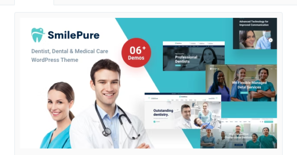 SmilePure – Dental & Medical Care WordPress Theme 2.0.1
