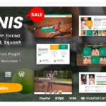 Spyn Tennis Club WordPress theme 2.0