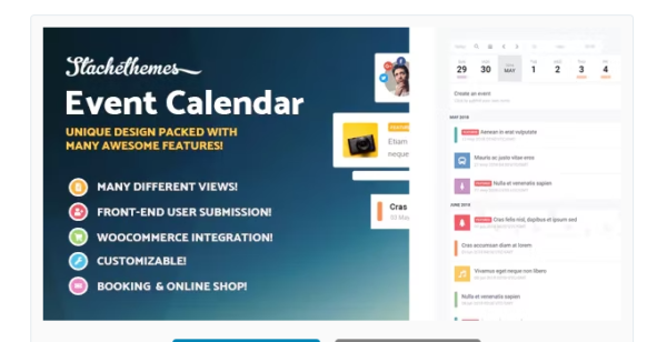 Stachethemes Event Calendar – WordPress Events Calendar Plugin 5.0