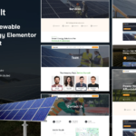Sunvolt Solar and Renewable Green Energy Elementor Template Kit