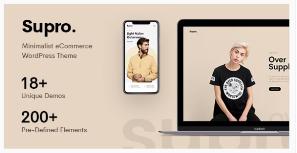 Supro Minimalist AJAX WooCommerce WordPress Theme 2.0.6