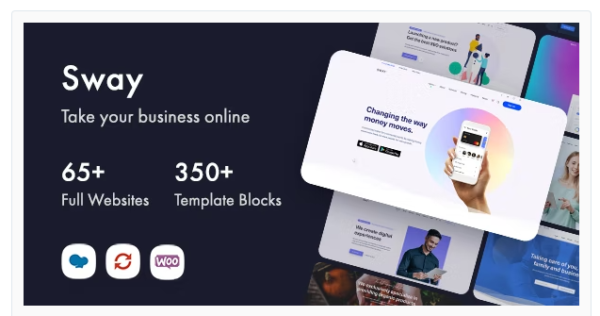 Sway Multi-Purpose WordPress Theme with Page Builder 4.9