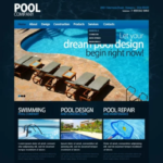 Swimming Pool Responsive Website Template 1.0