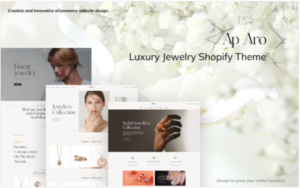 TM Aro Jewelry Store Shopify Theme