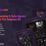 Talusk – Lead Generation & Sales Agency Elementor Pro Template Kit
