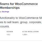 Teams for WooCommerce Memberships 1.9.1