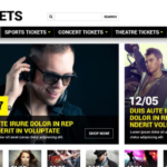 Tickets Website Responsive Website Template 1.0
