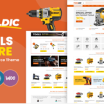 Tooldic Power Equipment Tools and Auto Parts WooCommerce Theme