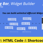 Top Sliding Bar WordPress Widgets 1.5.3