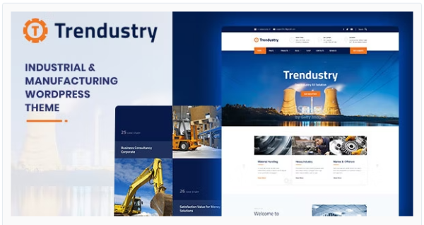 Trendustry Industrial & Manufacturing WordPress Theme 1.1.5