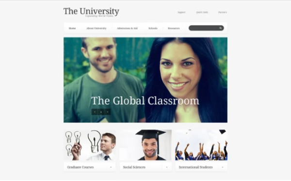 University Responsive Website Template 1.0