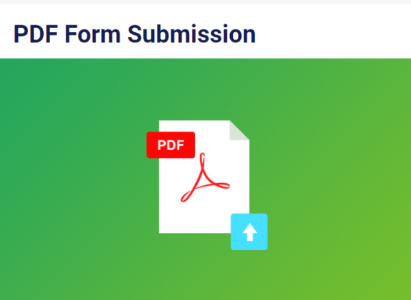 User Registration PDF Form Submission 1.2.8