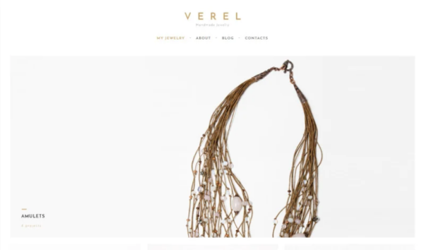 Verel Handmade Jewelry WordPress Theme