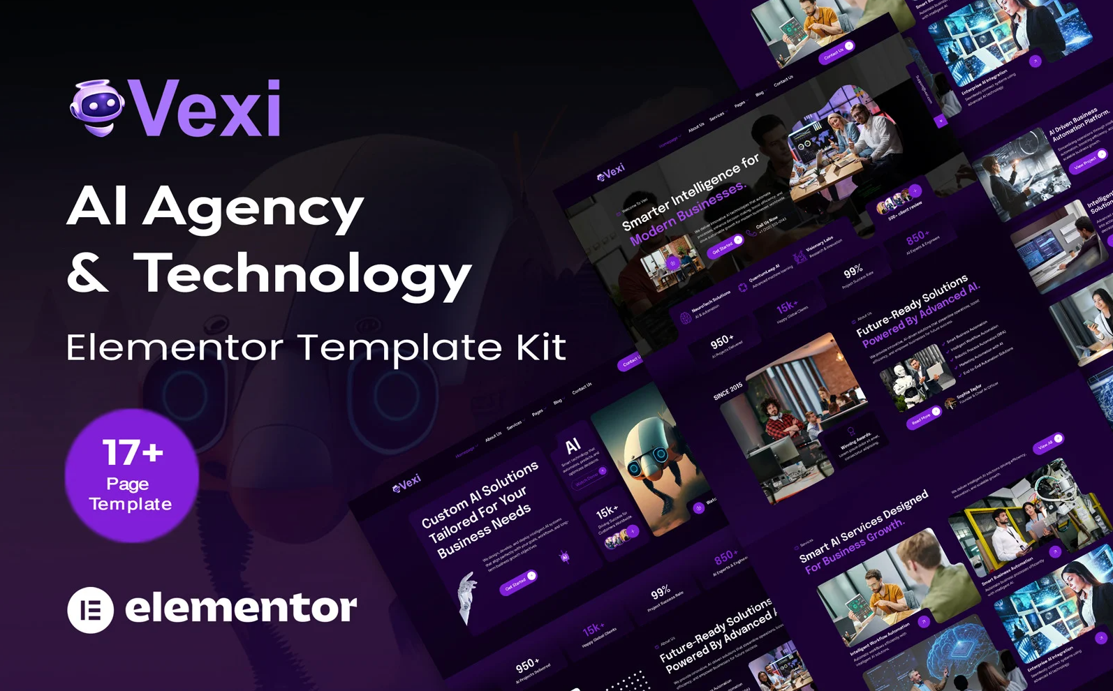 Vexi20Ai20Agency2020Technology20Elementor20Kit.png Vexi Ai Agency & Technology Elementor Kit - Image 1