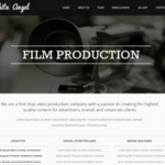 Videographer Responsive Website Template 1.0