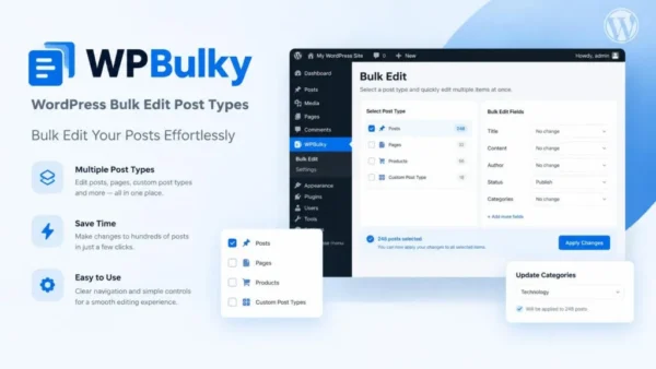 WPBulky – WordPress Bulk Edit Post Types 1.1.14
