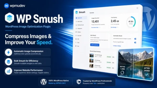 WPMU DEV WP Smush WordPress Plugin 4.3.5
