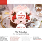 Wedding Cake Responsive Website Template 1.0