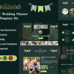 Wedmax Wedding & Wedding Planner Elementor Template Kit