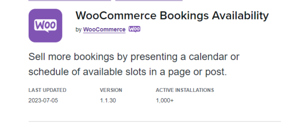 WooCommerce Bookings Availability 1.5.2