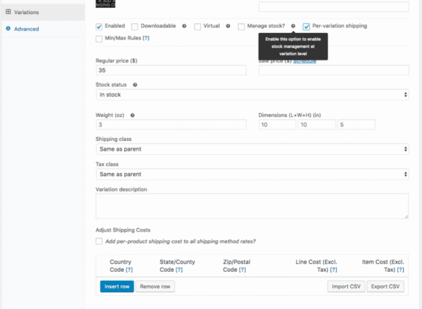 WooCommerce Per Product Shipping 2.8.7