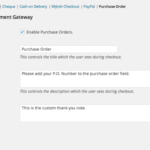 WooCommerce Purchase Order Gateway 1.5.12