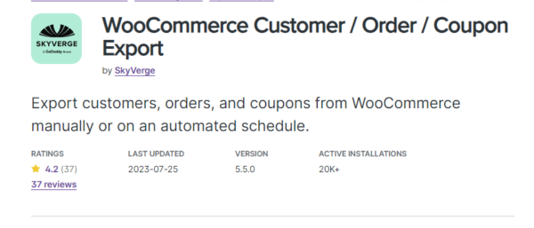 WooCommerce – Customer Order Coupon Export 5.6.1