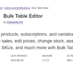 Woocommerce Bulk Table Editor 2.6.10