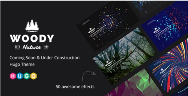 Woody Coming Soon Hugo Theme 6.0.2